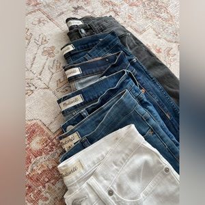 Madewell skinny Jean lot